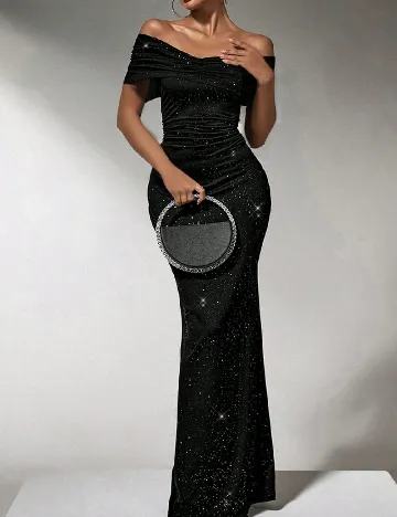 Rochie lunga SHEIN CURVE, negru