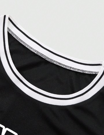 Compleu SHEIN, alb/negru