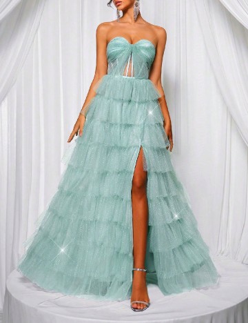 Rochie lunga SHEIN, turcoaz