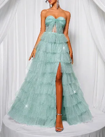 Rochie lunga SHEIN, turcoaz