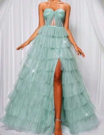 Rochie lunga SHEIN, turcoaz