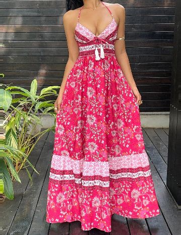 Rochie lunga SHEIN, roz