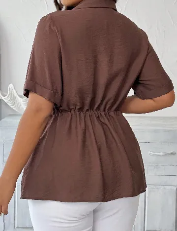 Camasa SHEIN CURVE, maro