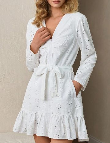 Rochie scurta SHEIN, alb