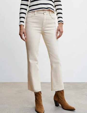 Blugi Mango, crem