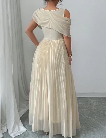 Rochie lunga SHEIN, crem