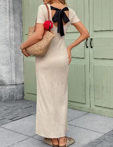 Rochie lunga SHEIN, bej