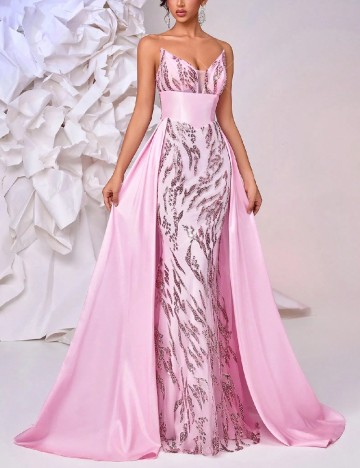 Rochie lunga SHEIN, roz