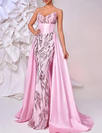 Rochie lunga SHEIN, roz