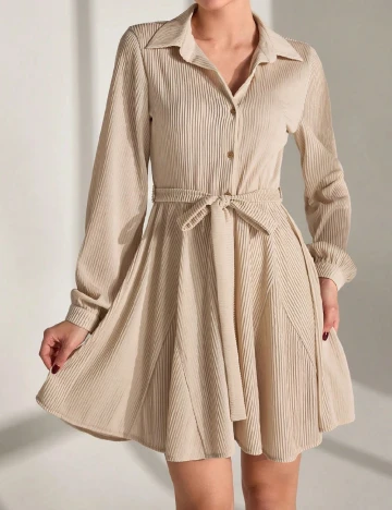 Rochie scurta SHEIN, bej