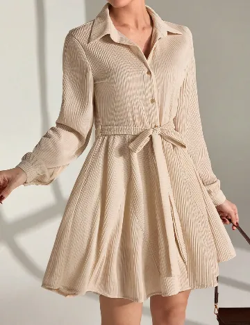 Rochie scurta SHEIN, bej