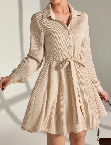 Rochie scurta SHEIN, bej