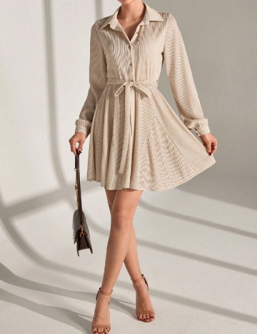 Rochie scurta SHEIN, bej