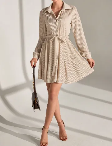 Rochie scurta SHEIN, bej