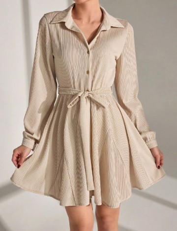 Rochie scurta SHEIN, bej