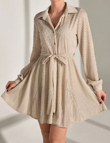 Rochie scurta SHEIN, bej
