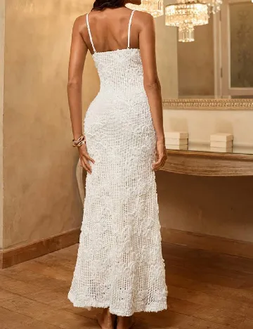 Rochie lunga SHEIN, ecru