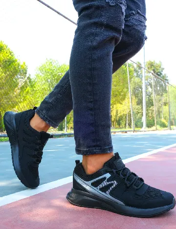 Adidasi Riccon, negru