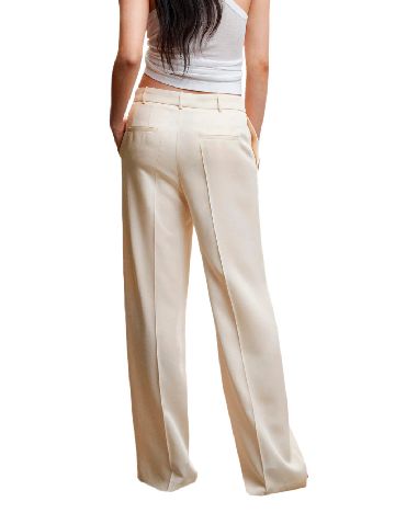 Pantaloni Mango, crem
