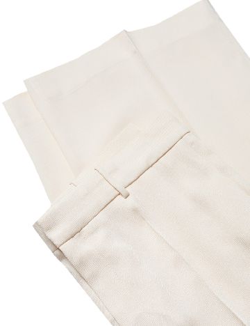 Pantaloni Mango, crem