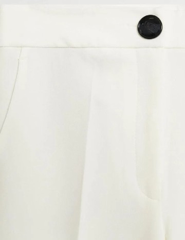 Pantaloni Mango, alb