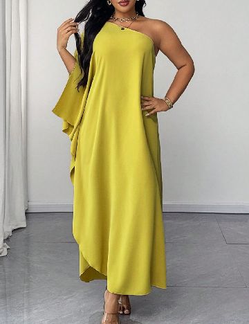 Rochie lunga SHEIN CURVE, verde