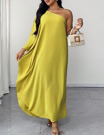 Rochie lunga SHEIN CURVE, verde