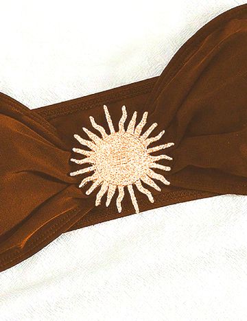 Costum de baie SHEIN, maro