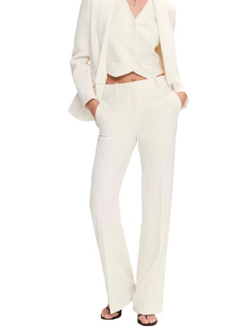 Pantaloni Mango, ecru
