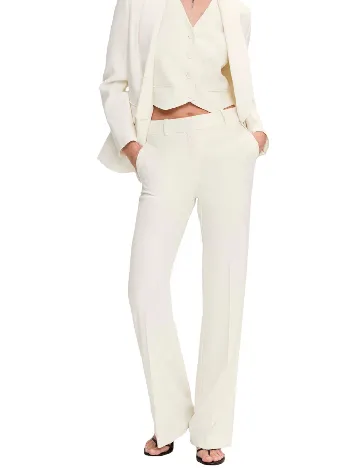 Pantaloni Mango, ecru