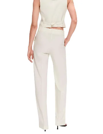 Pantaloni Mango, ecru