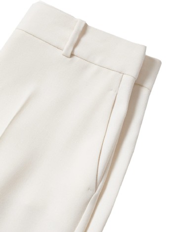 Pantaloni Mango, ecru
