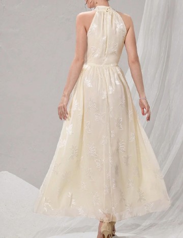 Rochie lunga SHEIN, crem