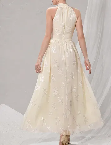 Rochie lunga SHEIN, crem