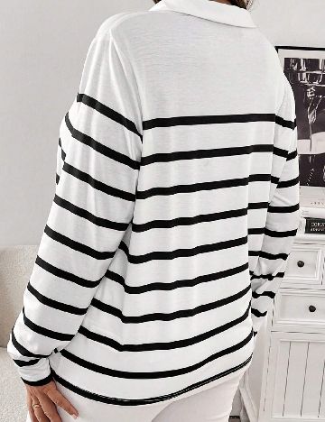 Bluza SHEIN CURVE, alb