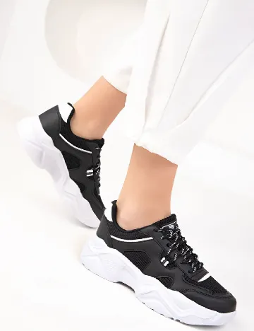 Adidasi Dark Step, negru