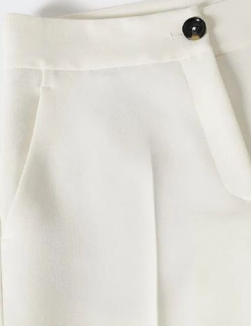 Pantaloni Mango, ecru