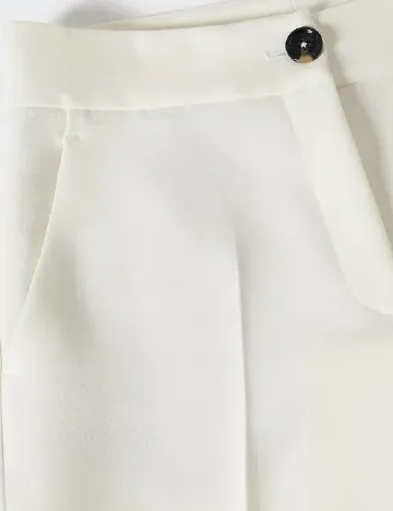 Pantaloni Mango, ecru