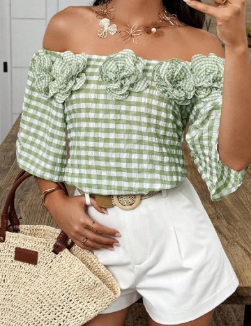 Bluza SHEIN, verde