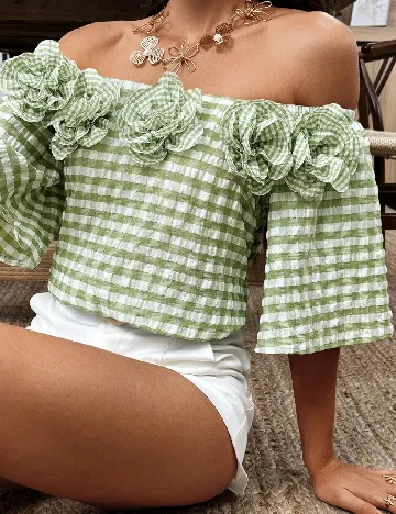 Bluza SHEIN, verde