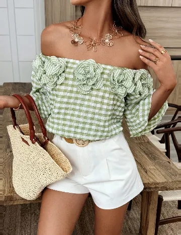 Bluza SHEIN, verde