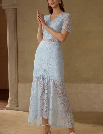 Rochie medie MOTF, albastru