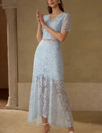 Rochie medie MOTF, albastru