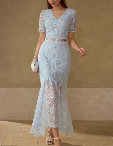 Rochie medie MOTF, albastru