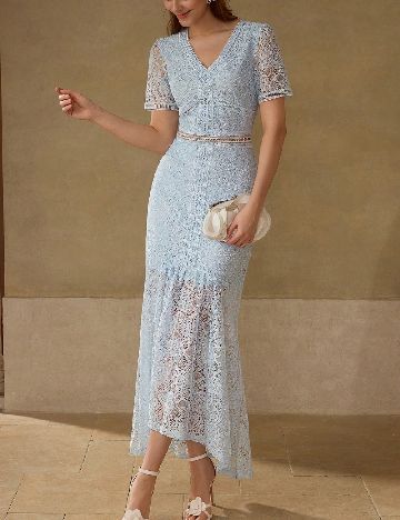 Rochie medie MOTF, albastru