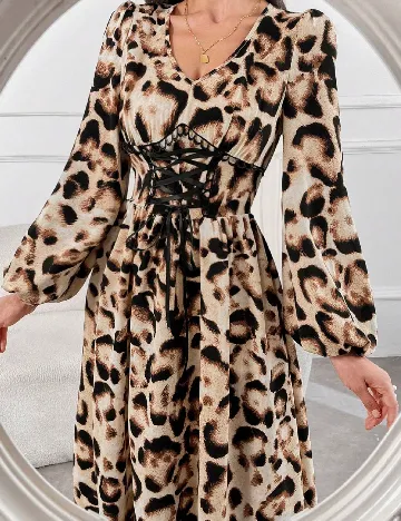 Rochie lunga SHEIN, animal print