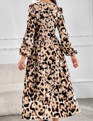Rochie lunga SHEIN, animal print