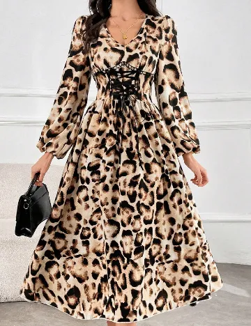 Rochie lunga SHEIN, animal print