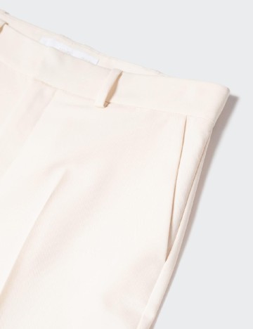 Pantaloni Mango, crem