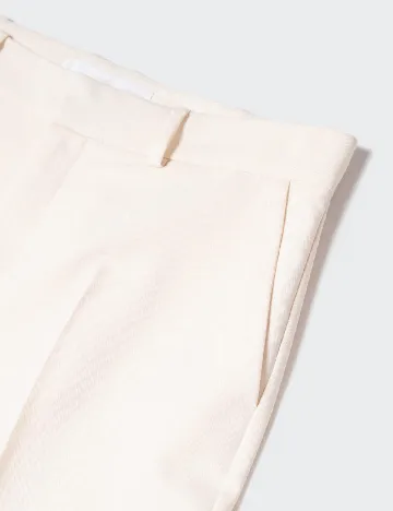 Pantaloni Mango, crem
